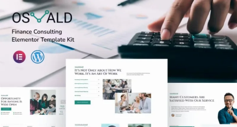 Osvald – Finance Consulting Elementor Template