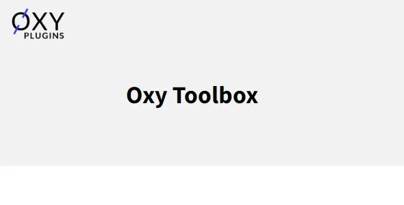 Oxy Toolbox