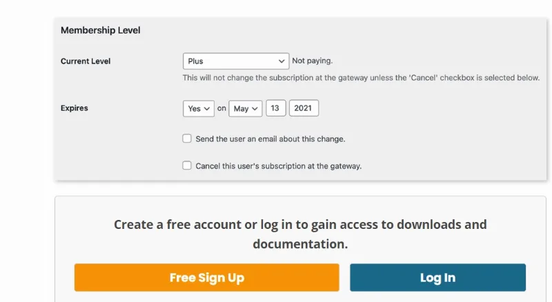 Paid Memberships Pro - Member History Add On