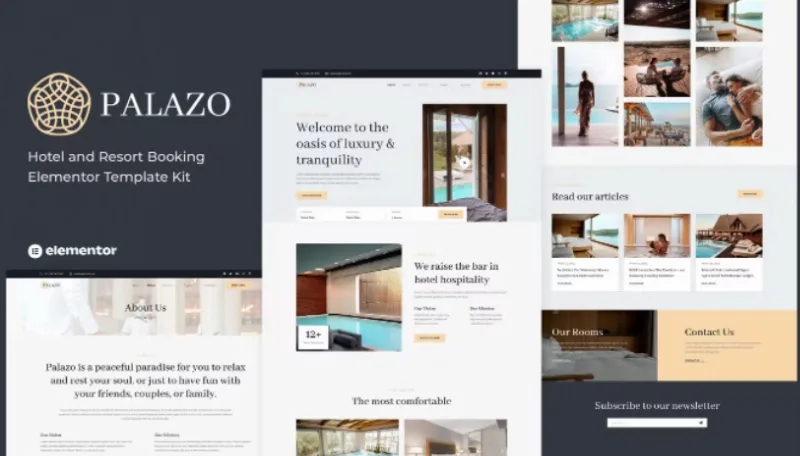 Palazo – Hotel and Resort Booking Elementor Template