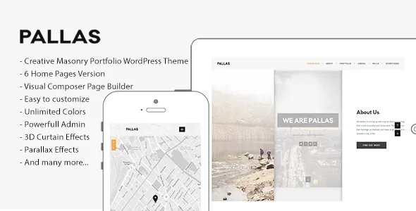 Pallas – Creative Multi-Purpose WordPress Theme