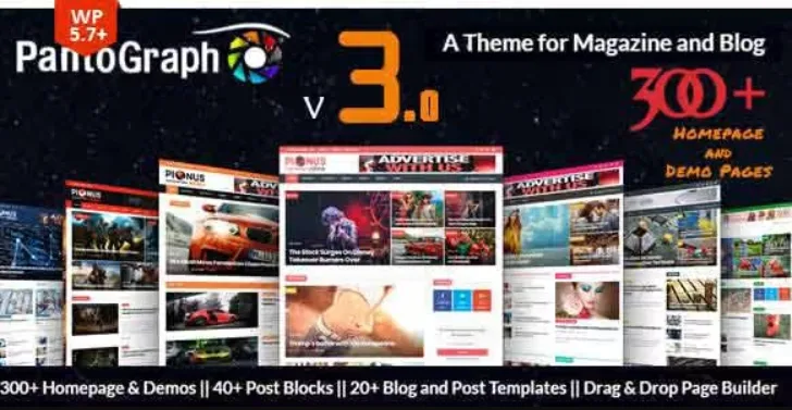 PantoGraph – Newspaper Magazine Theme