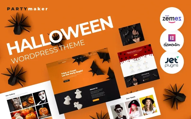 PartyMaker – Halloween WordPress Theme