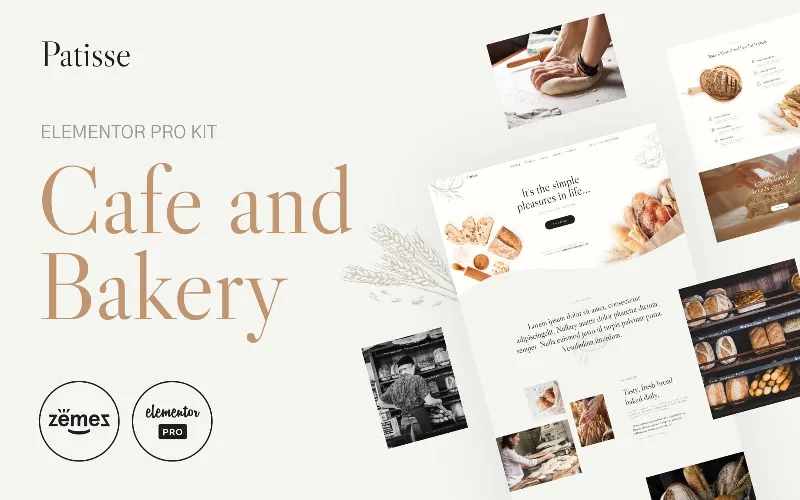 Patisse - Elementor Pro Cafe and Bakery Kit Elementor