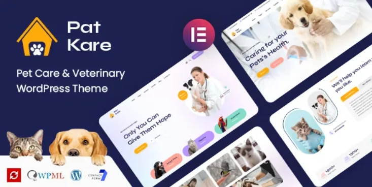Patker – Pet Care and Veterinary WordPress Theme