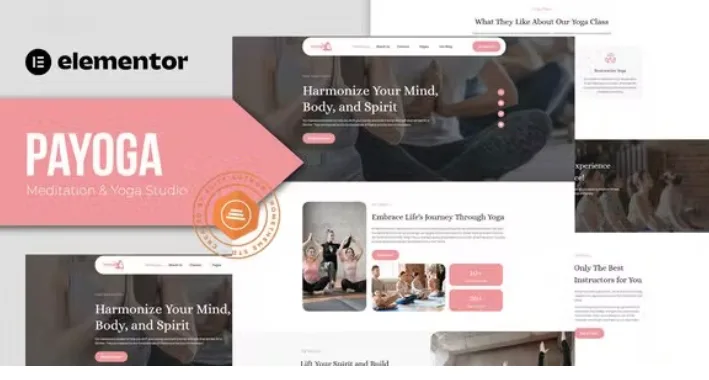 Payoga – Meditation & Yoga Studio Elementor Template