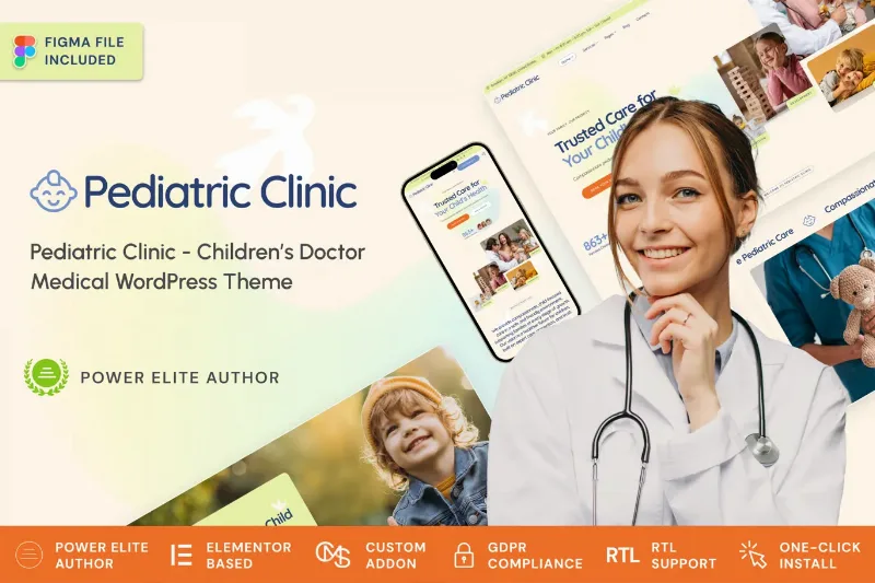 Pediatric Clinic - Children’s Doctor Medical Theme