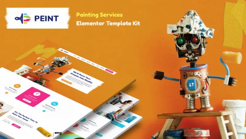 Peint – Painting Services Elementor Template