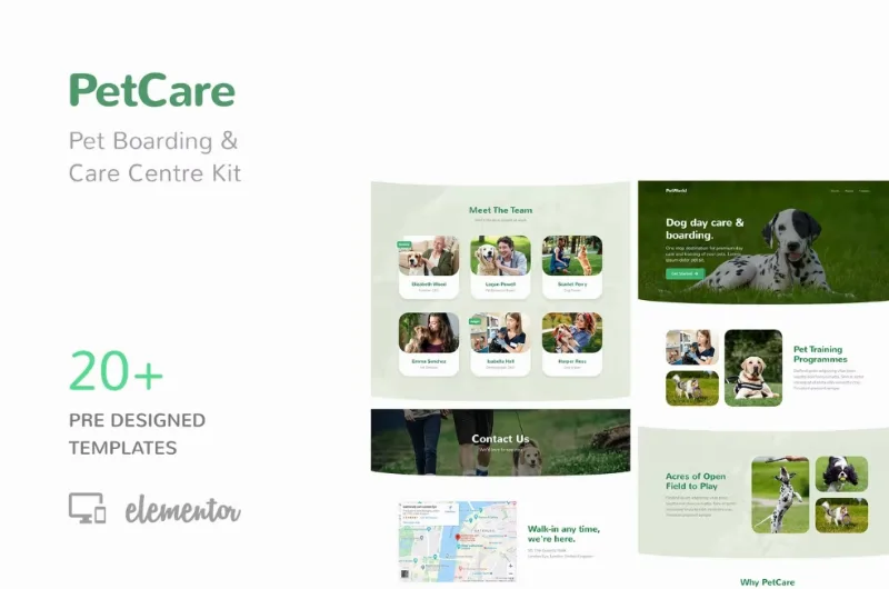 PetCare – Pet Boarding and Care Centre Template