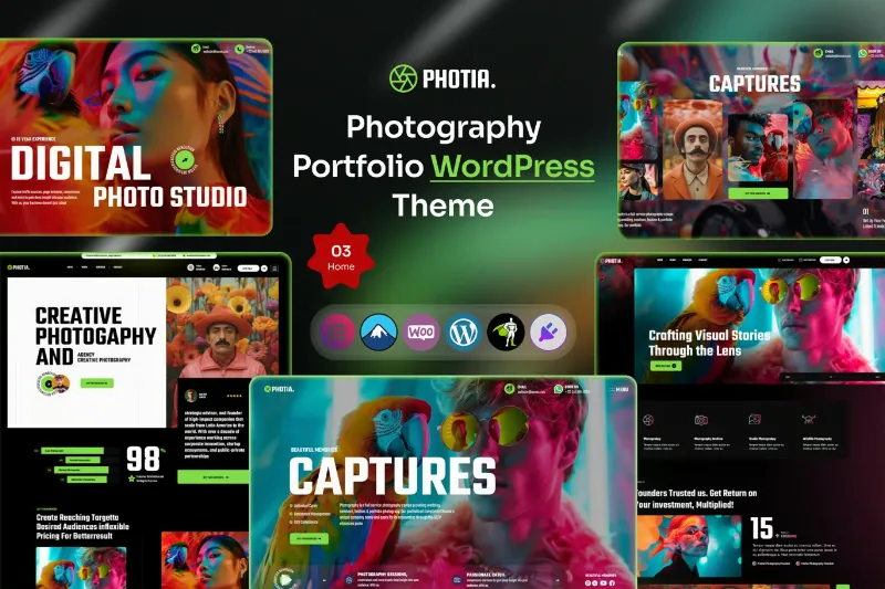 Photia - Photography Portfolio WordPress Theme