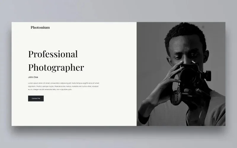 Photonium – Photographer Portfolio Wordpress Theme WordPress Theme