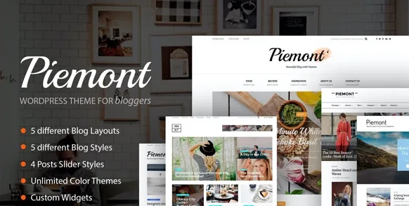 Piemont – Premium Travel & Lifestyle Responsive WordPress Blog Theme