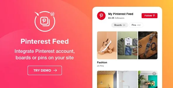 PinterestFeed1.2.0–WordPressPinterestplugin