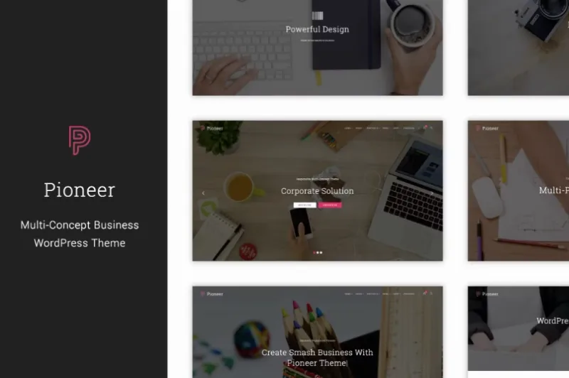 Pioneer – Multi-Concept Corporate WordPress Theme
