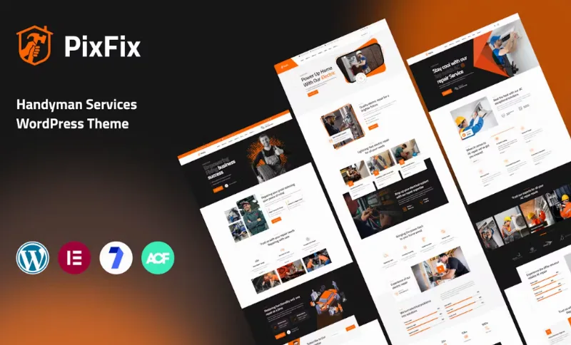 PixFix – Handyman Services WordPress Theme