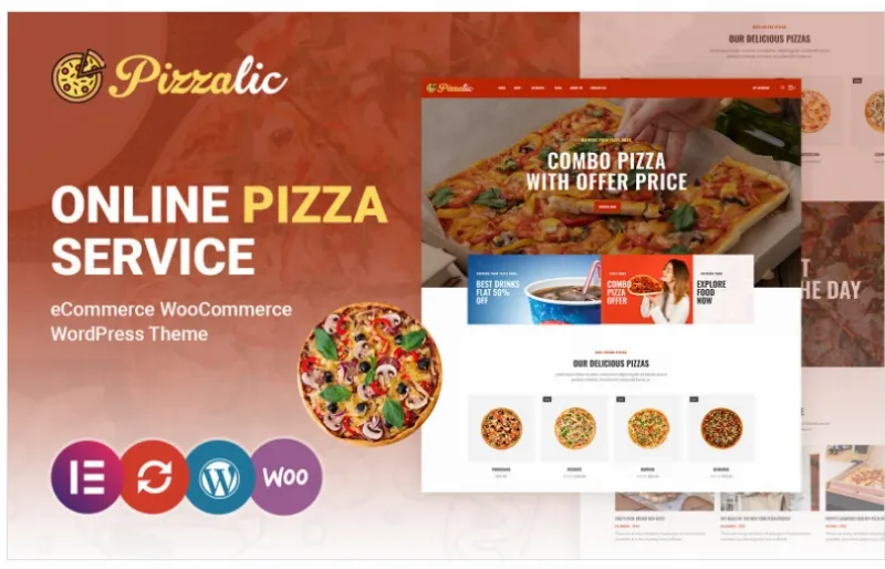 Pizzalic – Pizza and Fast Food Restaurant WooCommerce Theme