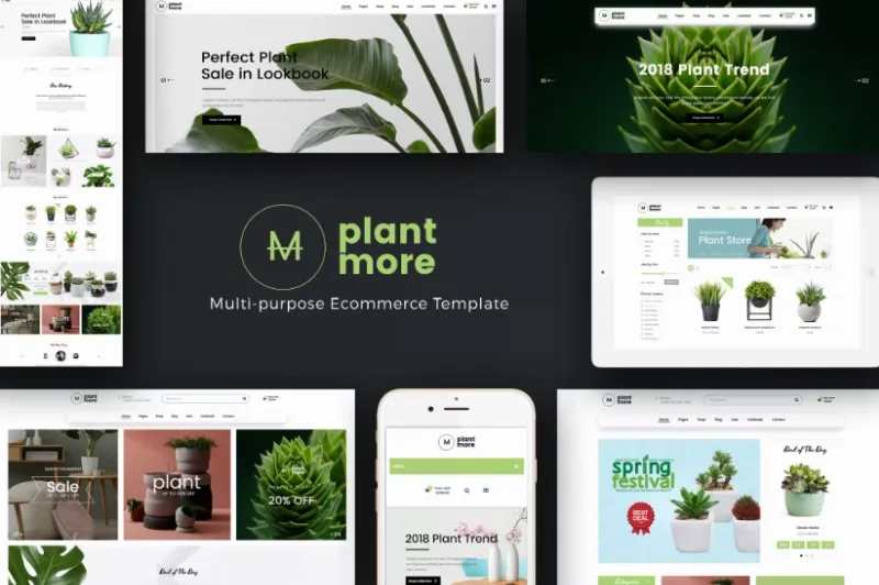 Plantmore – Responsive WooCommerce WordPress Theme