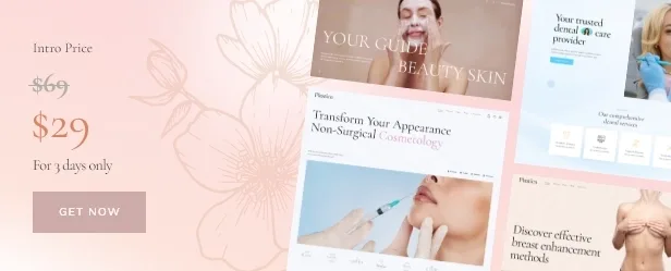 Plastica – Plastic Surgery & Beauty WordPress Theme