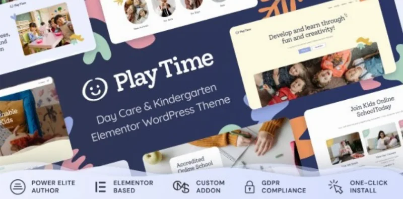 Play Time – Day Care & Kindergarten WordPress Theme