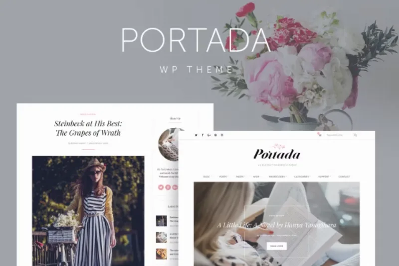 Portada – Elegant Blog Blogging WordPress Theme