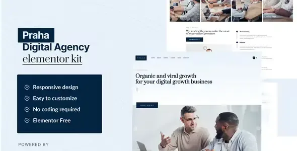 Praha Digital Agency Elementor Template Kit
