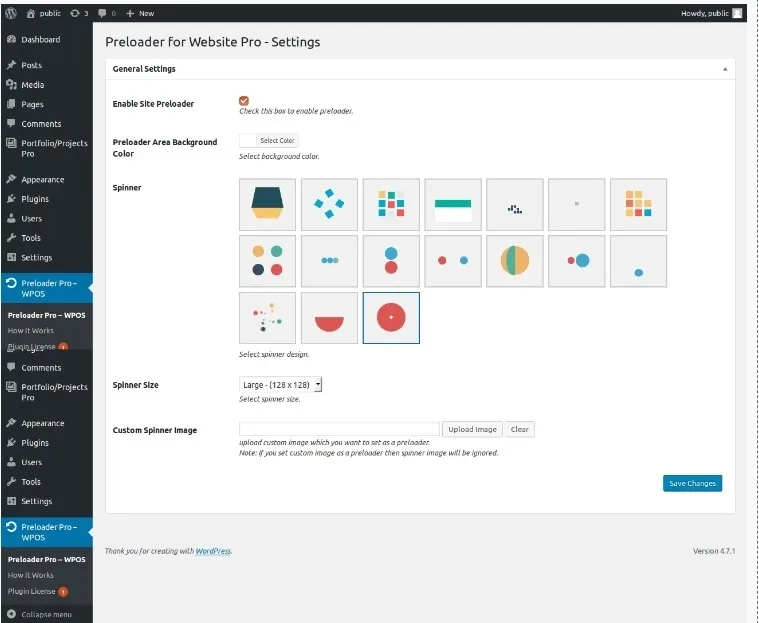 Preloader for Website Pro - WPOS