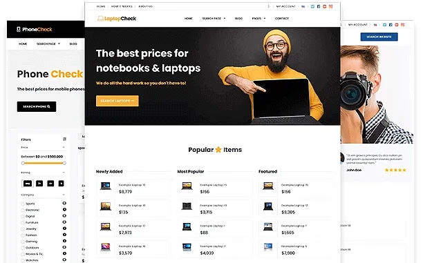PremiumPress Price Comparison Theme