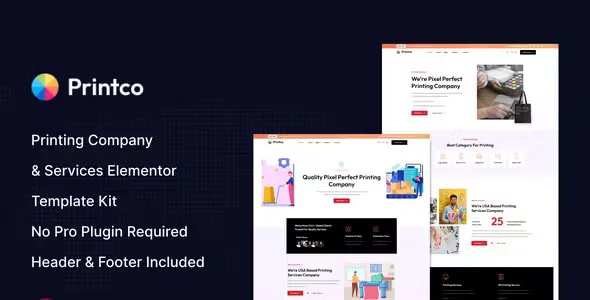 Printco Printing Services Elementor Template Kit