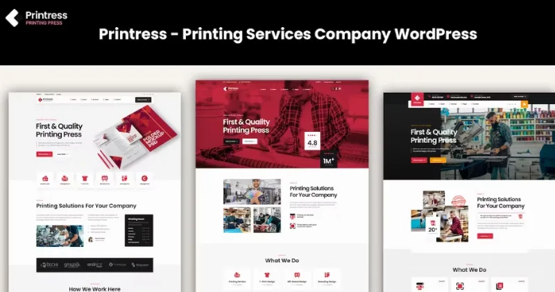 Printress – Printing Services Company WordPress
