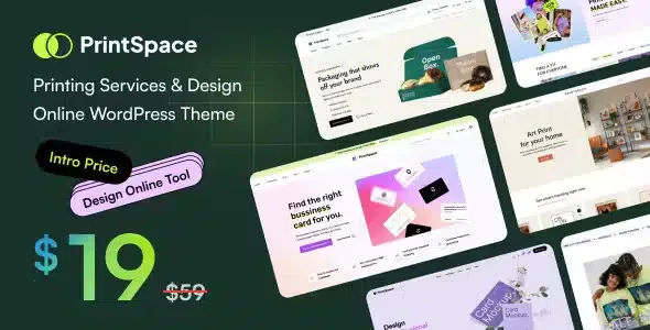 PrintSpace Printing Services WordPress Theme