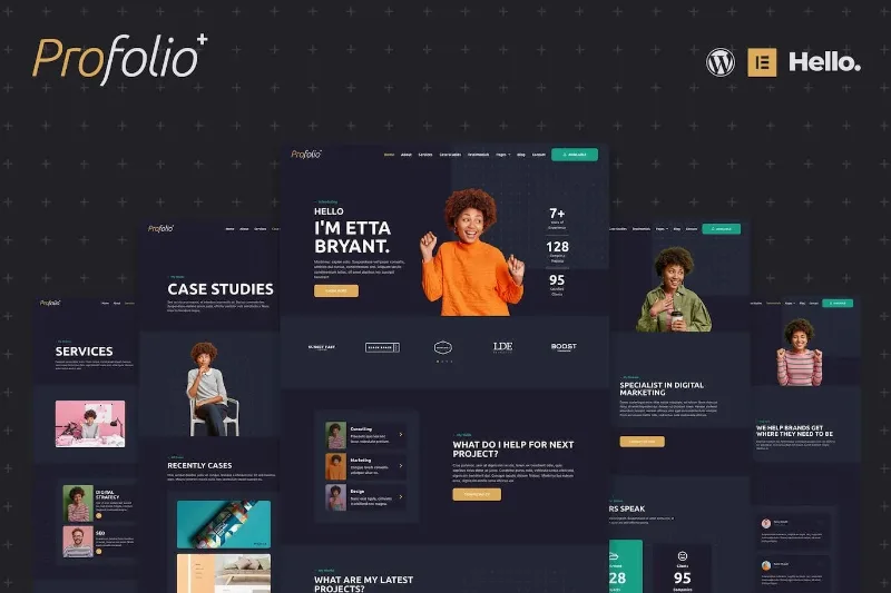 Profolio – CV Resume Portfolio Elementor Template