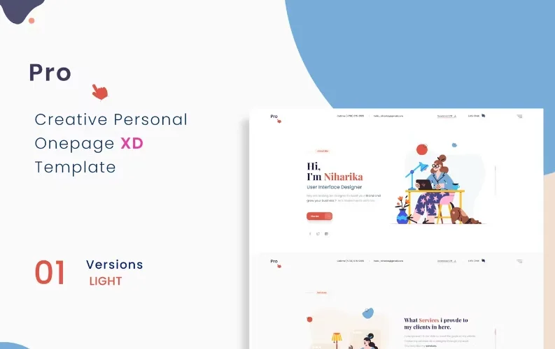 Prokit – Personal Portfolio Elementor Template