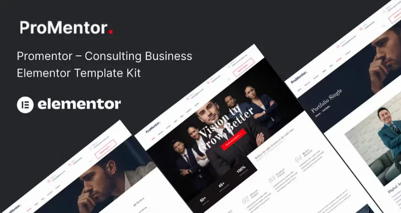 Promentor – Business Consulting Elementor Template