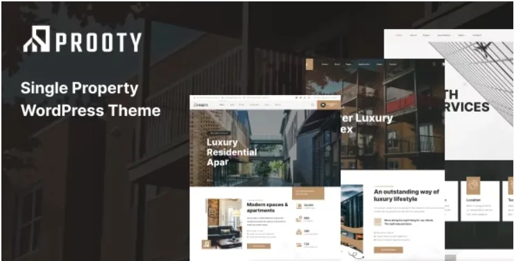 Prooty – Single Property WordPress Theme