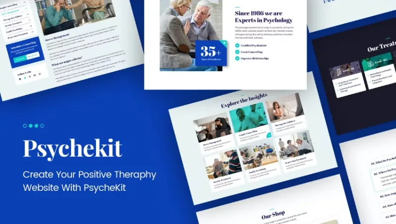 Psyche – Psychologist & Hypnotherapy Elementor Template Kit