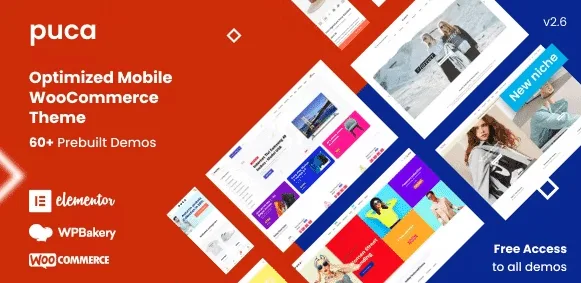 Puca – Optimized Mobile WooCommerce Theme