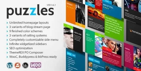 Puzzles | WP Magazine / Review with Store WordPress Theme + RTL