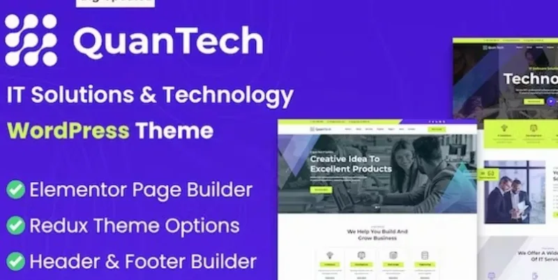 Quantech – IT Solutions & Technology WordPress Theme