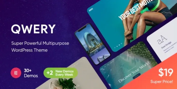 Qwery - Multi-Purpose Business WordPress & WooCommerce Theme + ChatGPT