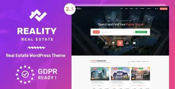 Reality2.5.6–EstateMultipurposeWordPressTheme