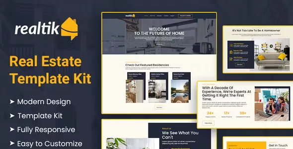 Realtik Real Estate Elementor Template Kit