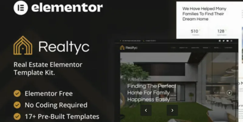 Realtyc – Real Estate Elementor Template