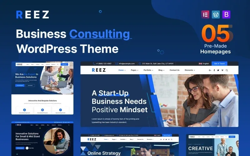 Reez – Business Consulting WordPress Theme