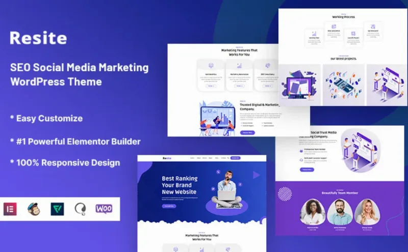 Resite – SEO Social Media Marketing WordPress Theme