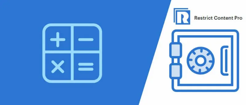 Restrict Content Pro – Math Verification