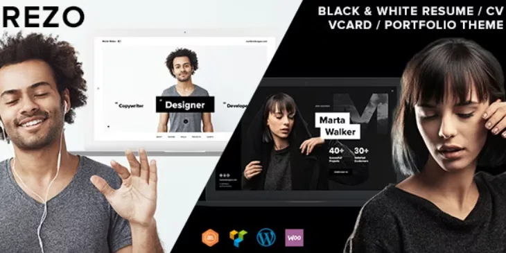 Rezo – Resume, vCard, CV WordPress Theme