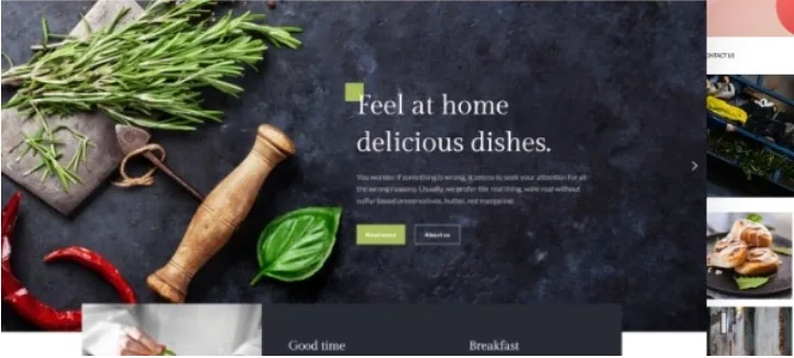 Rhea – restaurants and reservations corporate theme
