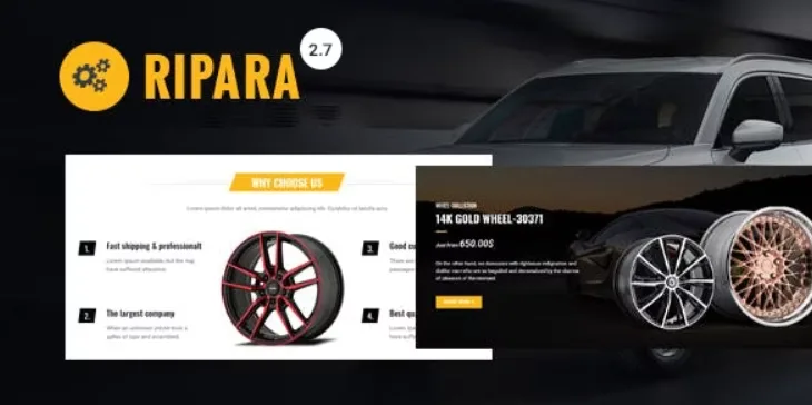 Ripara – Auto Repair & Car WooCommerce WordPress Theme