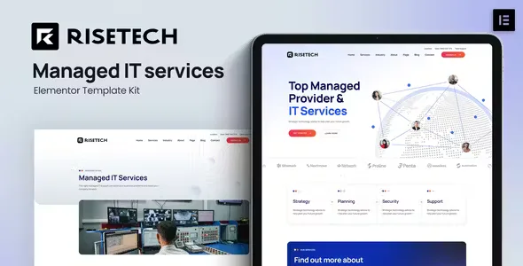 Risetech IT Services Elementor Template Kit