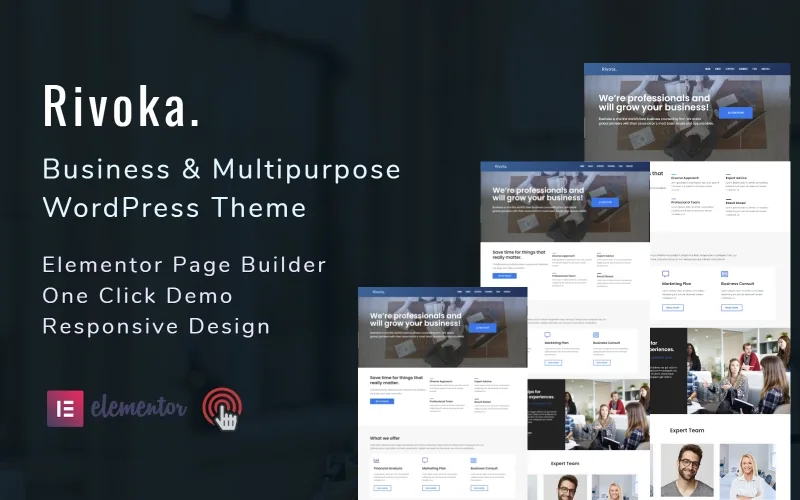 Rivoka – Business And Multipurpose WordPress Theme